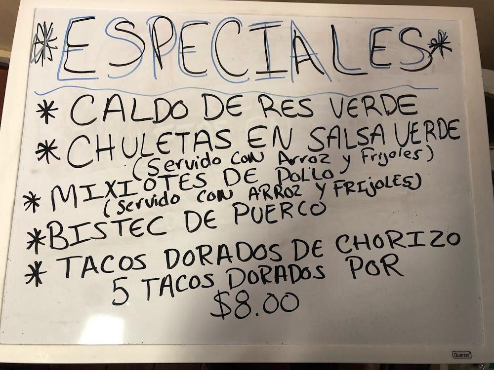 El Paso Los Contreras Menu image 4